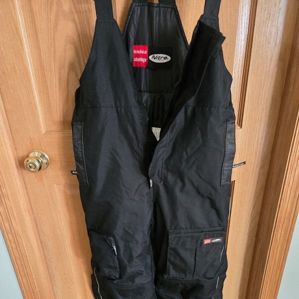 Snowmobile Bibs by Nitro Racing Sz L